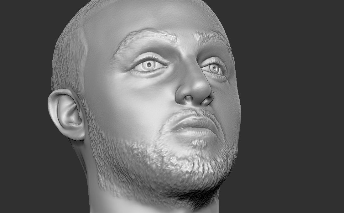 Mac Miller bust for 3D printing 3D print model_20
