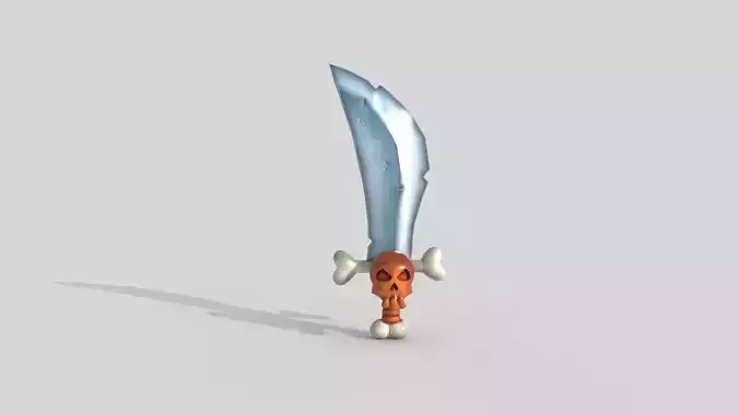 stylized axe