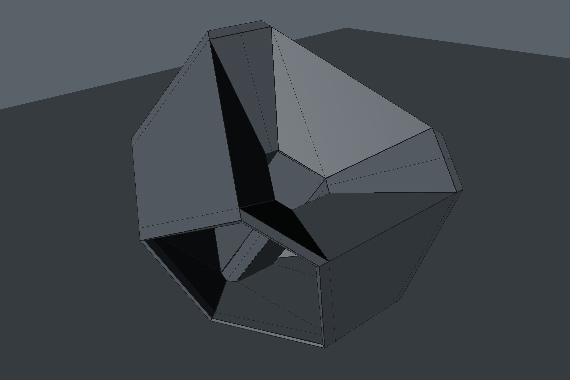 Dodekahedron Chair 3D model_8
