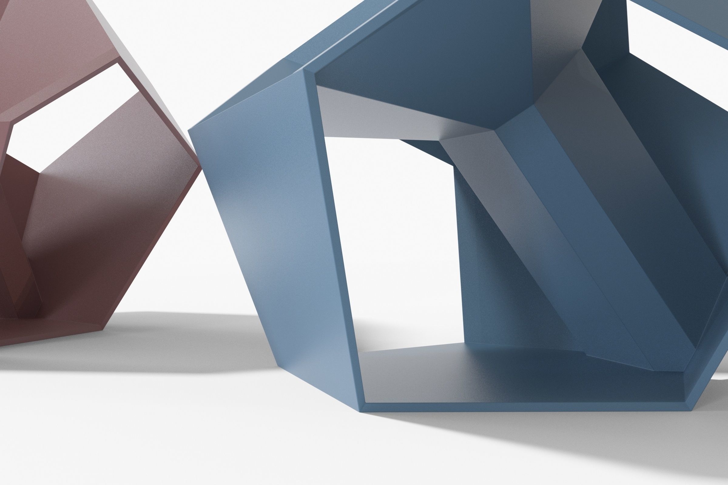 Dodekahedron Chair 3D model_3