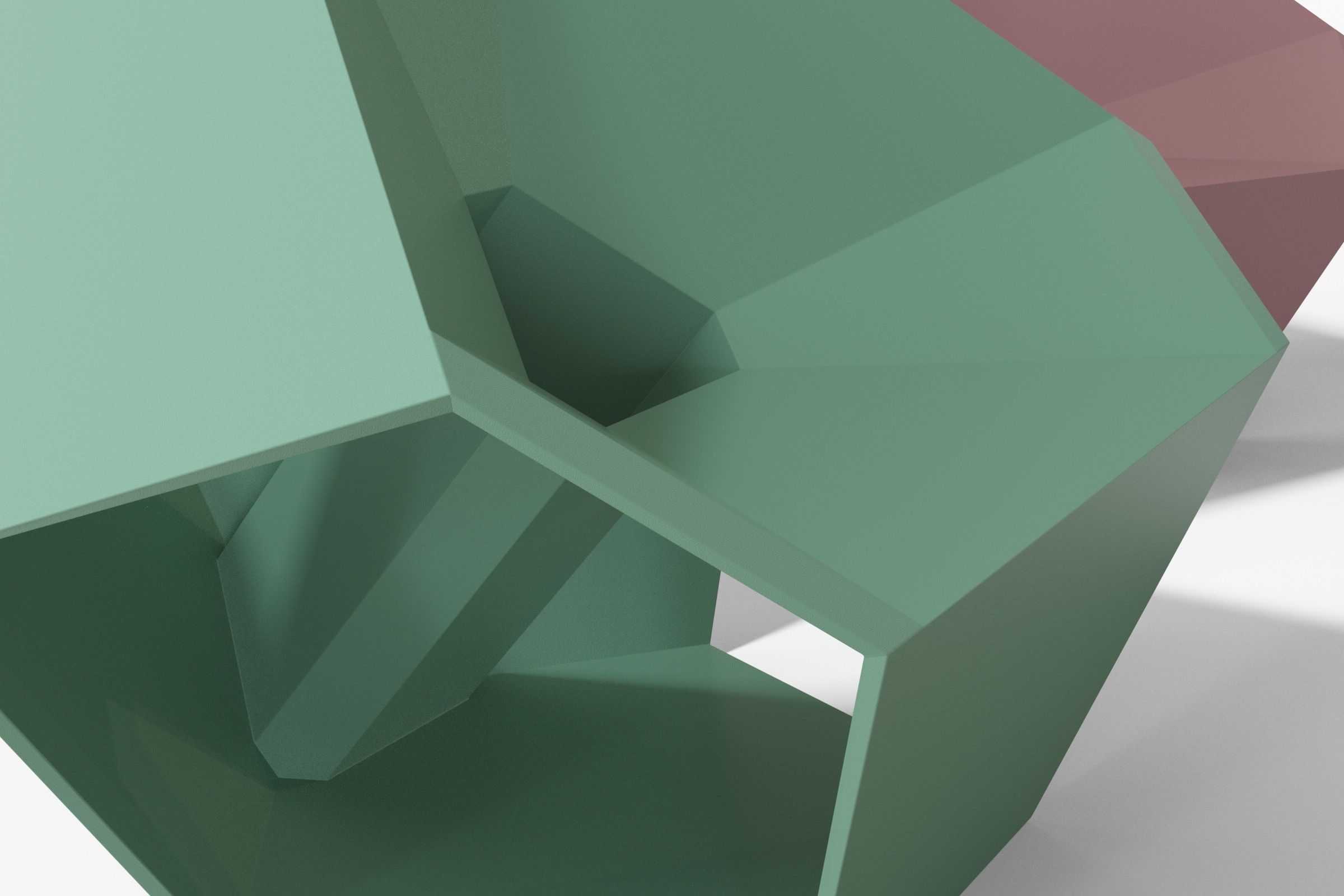 Dodekahedron Chair 3D model_2