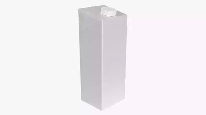 Juice 1000 ml cardboard packaging mockup