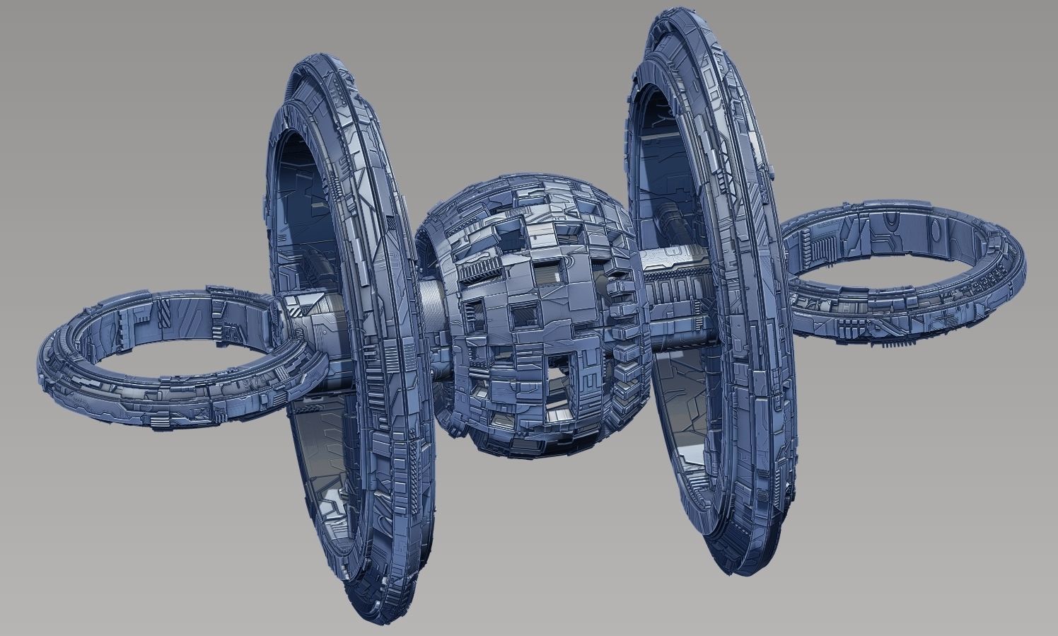 space equipment node 00101 3D model_4