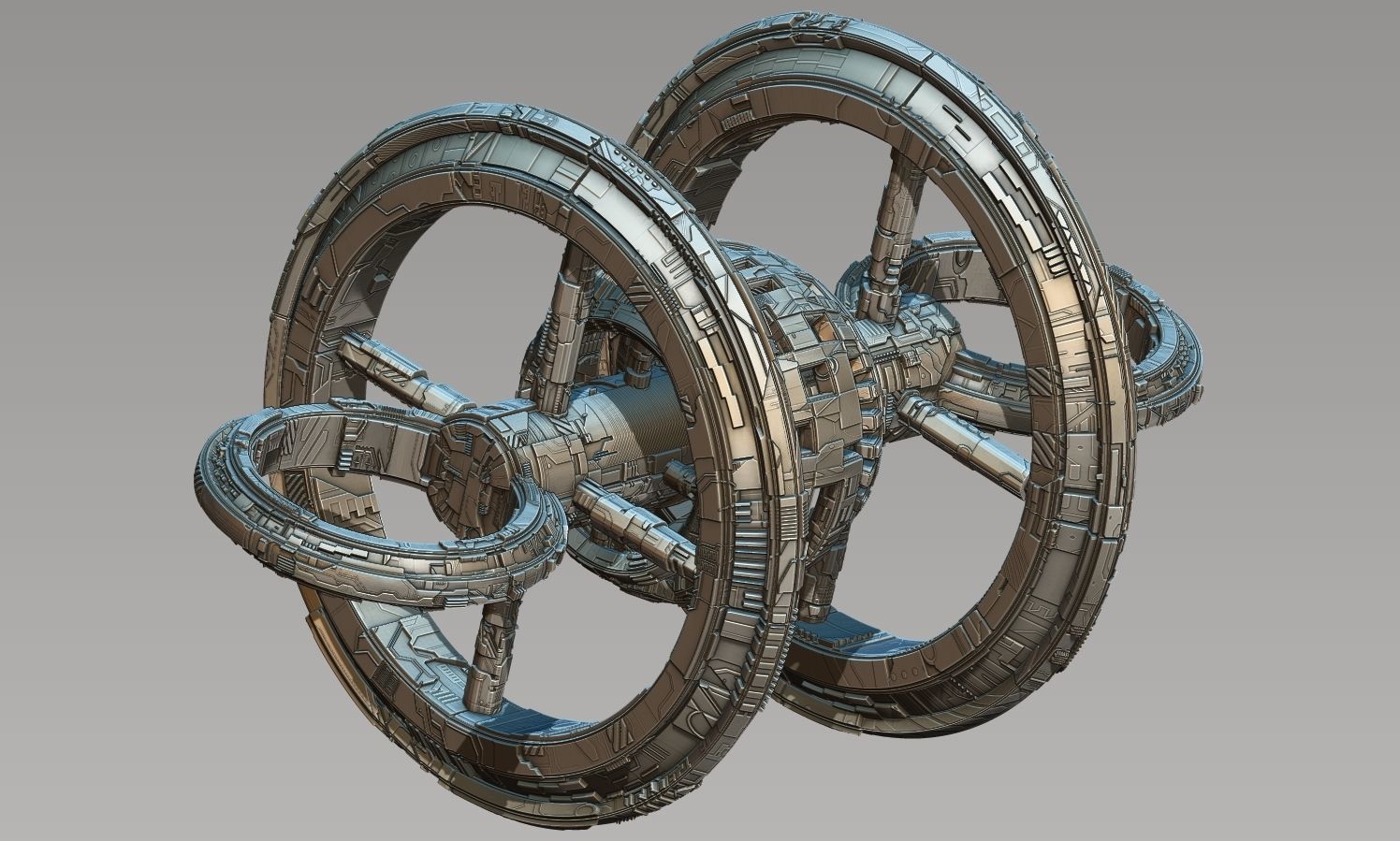 space equipment node 00101 3D model_6