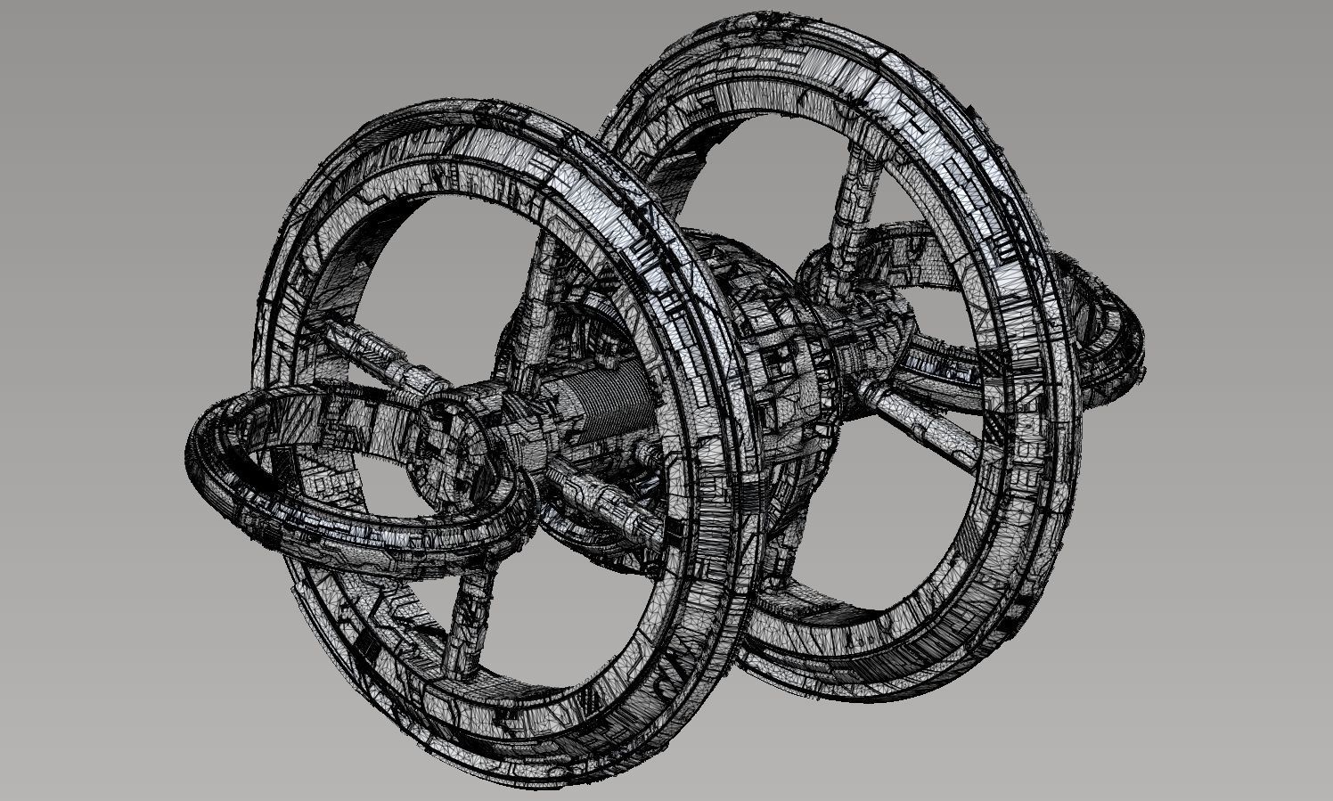 space equipment node 00101 3D model_8