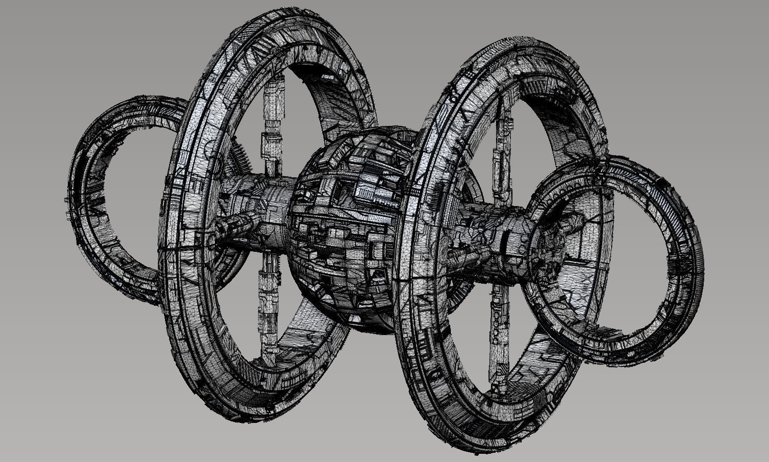 space equipment node 00101 3D model_2