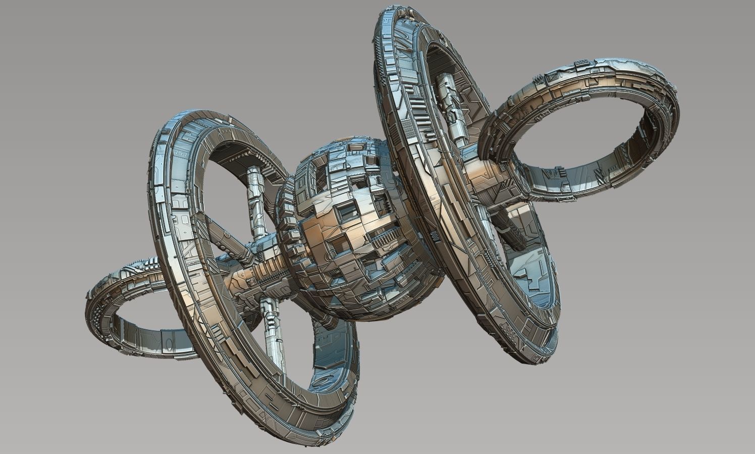 space equipment node 00101 3D model_9