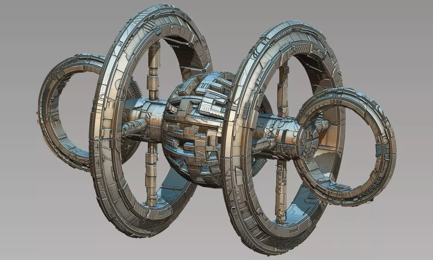 space equipment node 00101 3D model_0