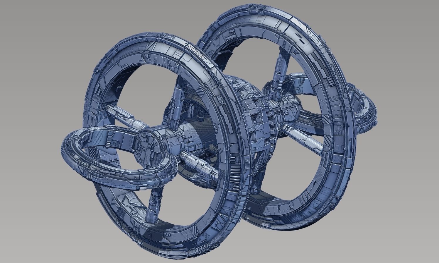 space equipment node 00101 3D model_7