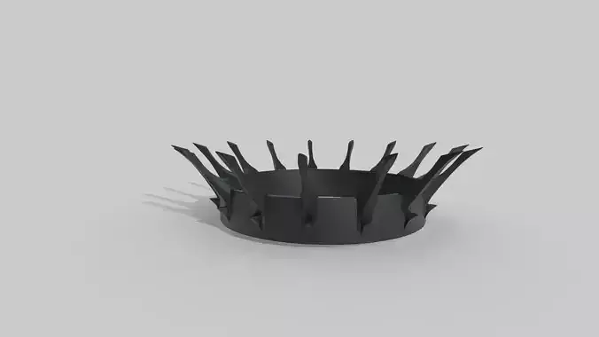 Crown with spikes