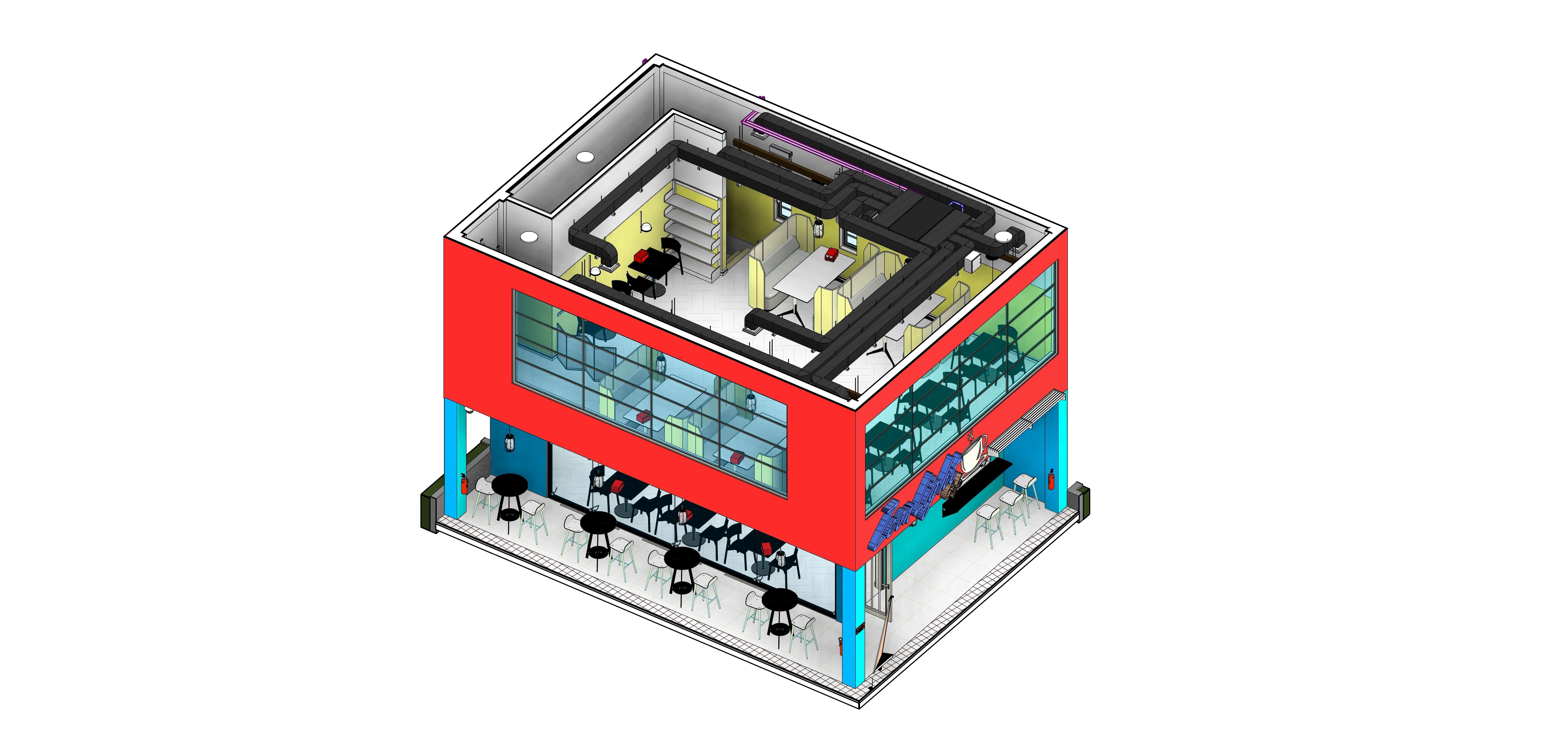 Downtown Cafe  3D model_3