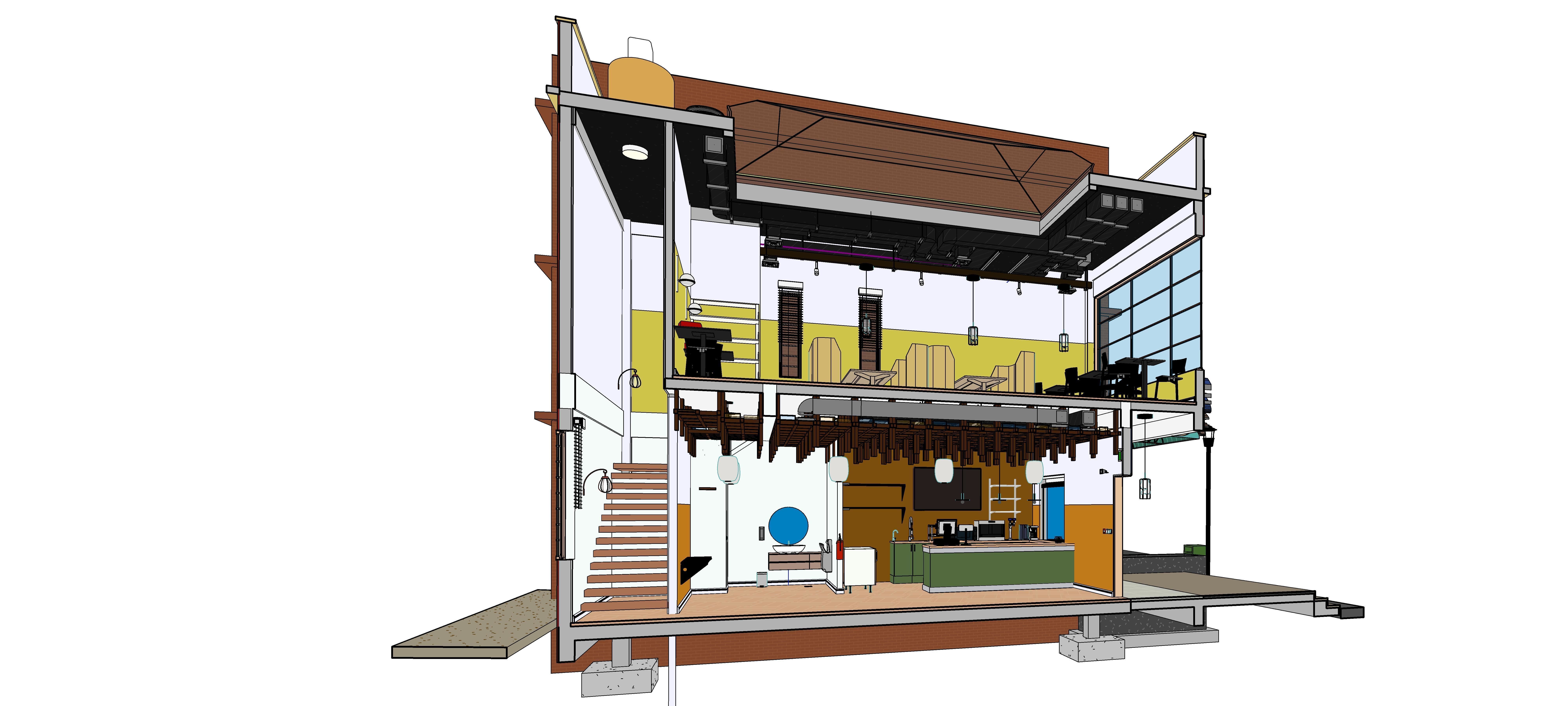 Downtown Cafe  3D model_8