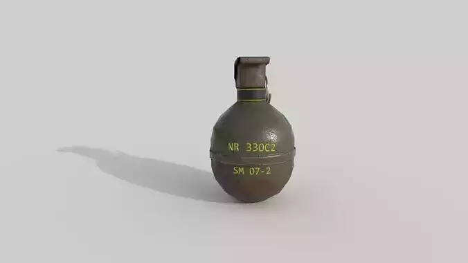 grenade Low-poly 3D model