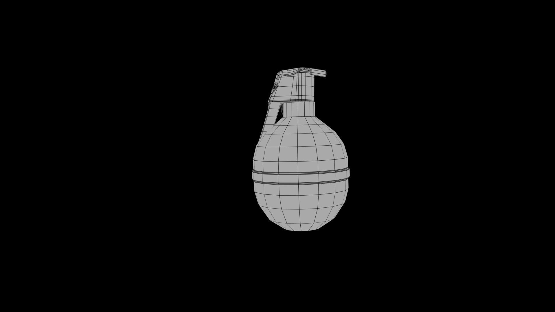 grenade Low-poly 3D model_8