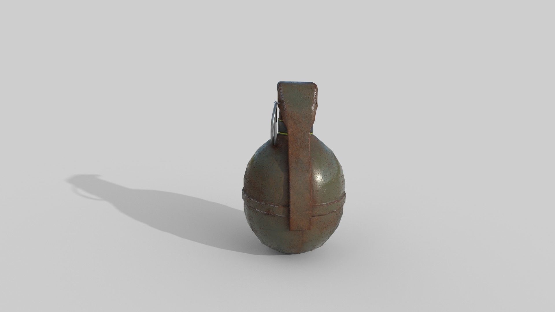 grenade Low-poly 3D model_3