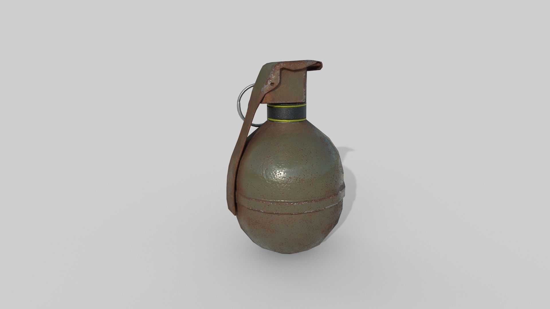grenade Low-poly 3D model_2