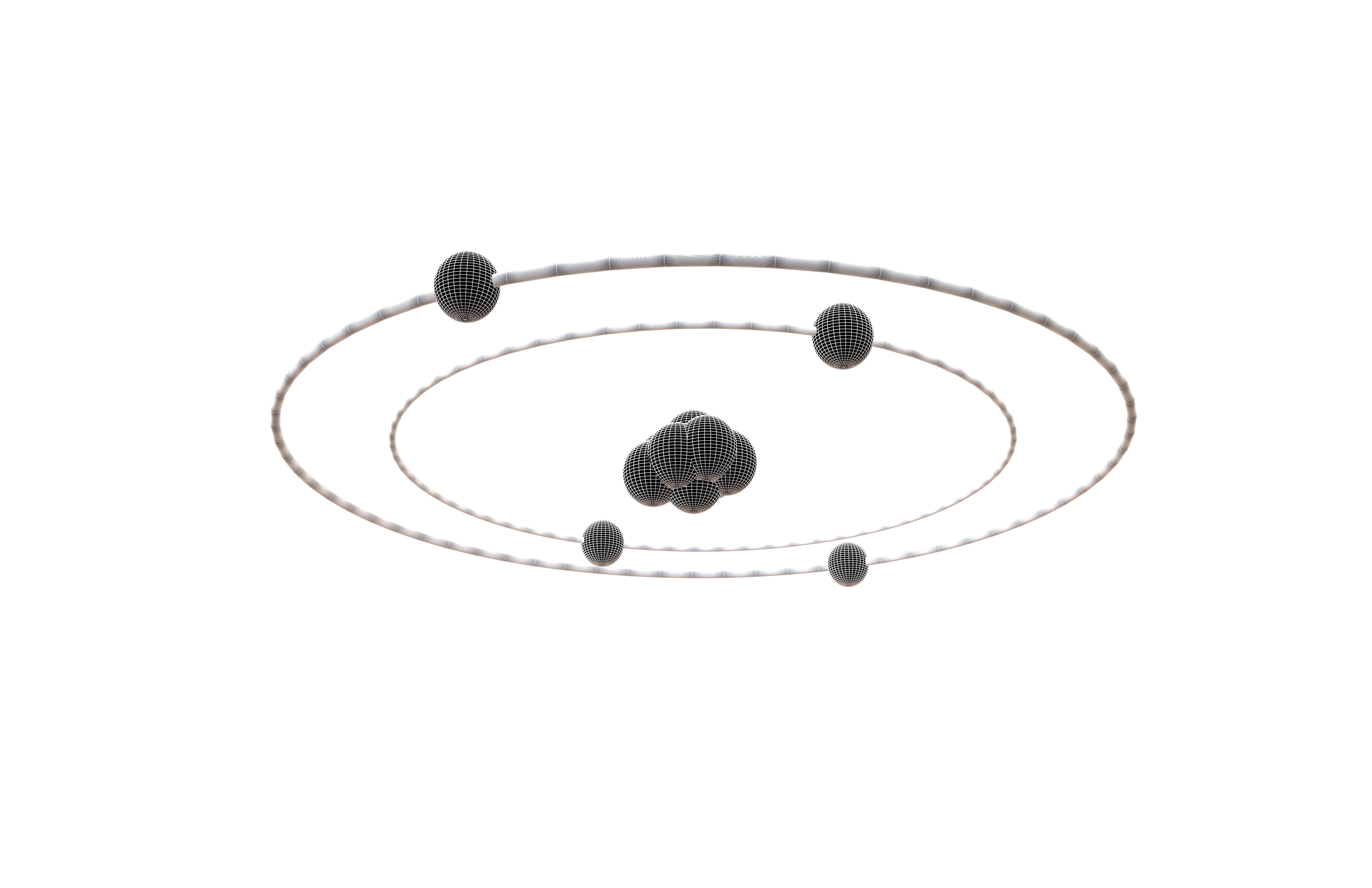 Beryllium Chemical Element v1 001 Low-poly 3D model_9