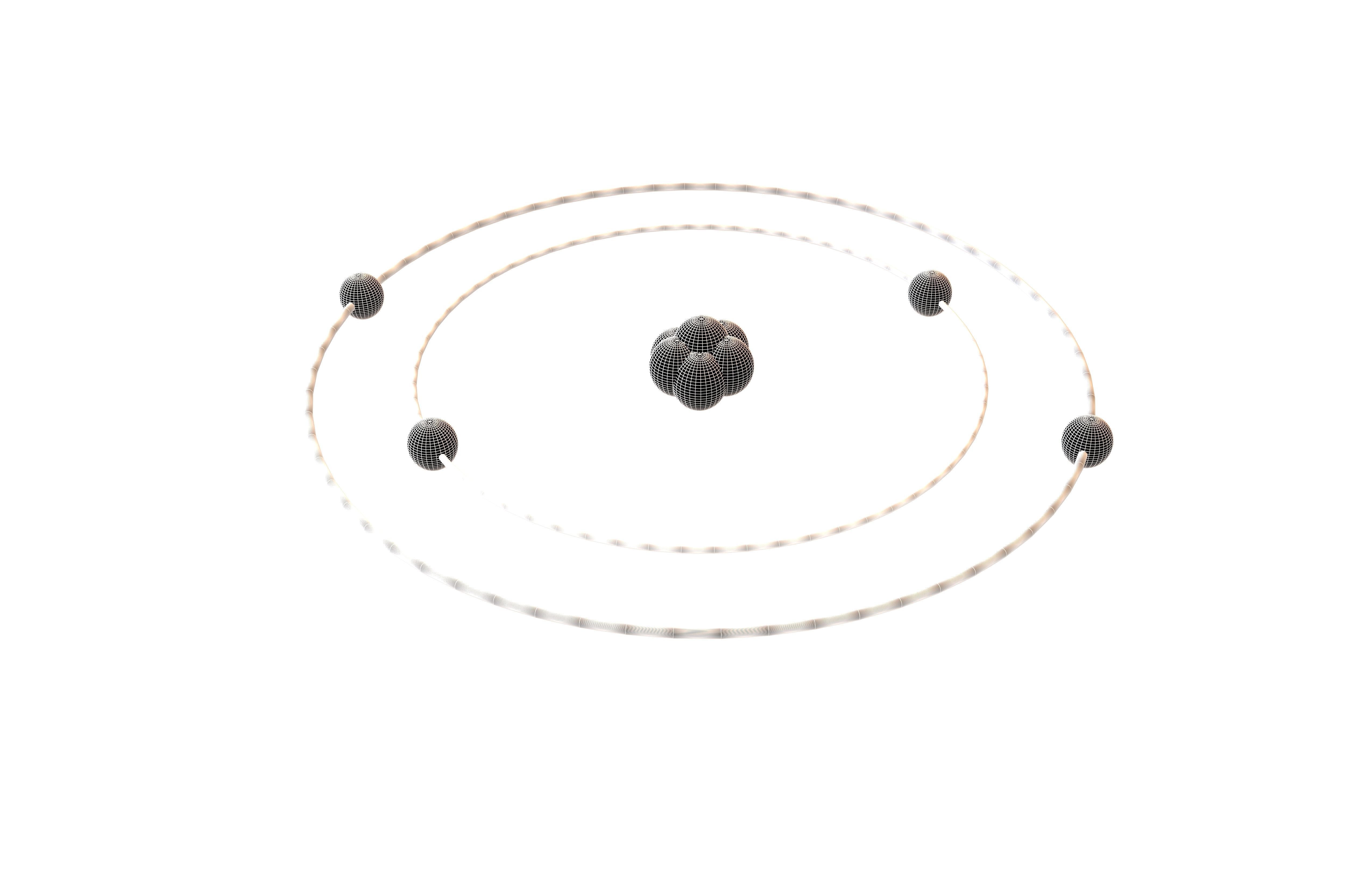 Beryllium Chemical Element v1 001 Low-poly 3D model_7