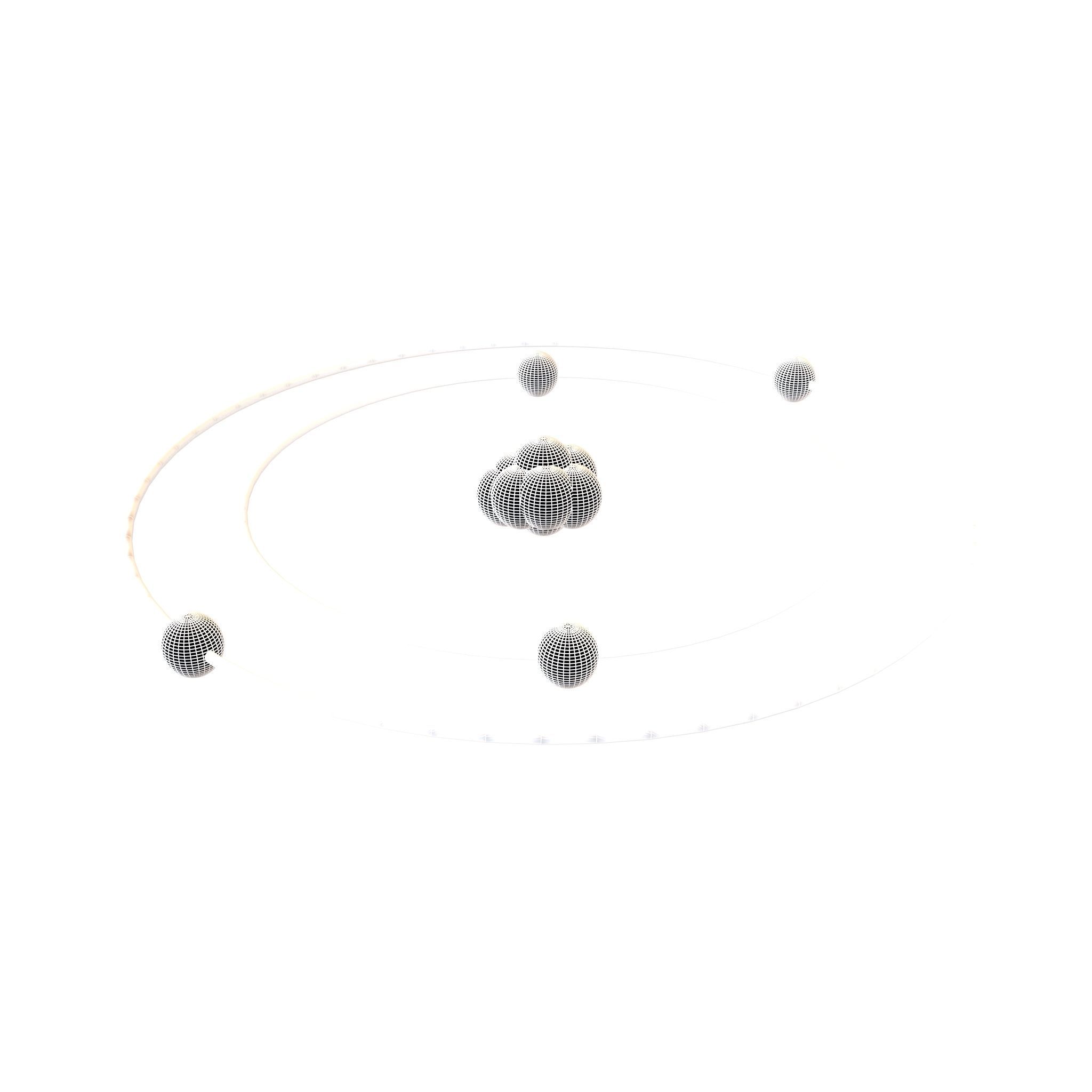 Beryllium Chemical Element v1 001 Low-poly 3D model_8