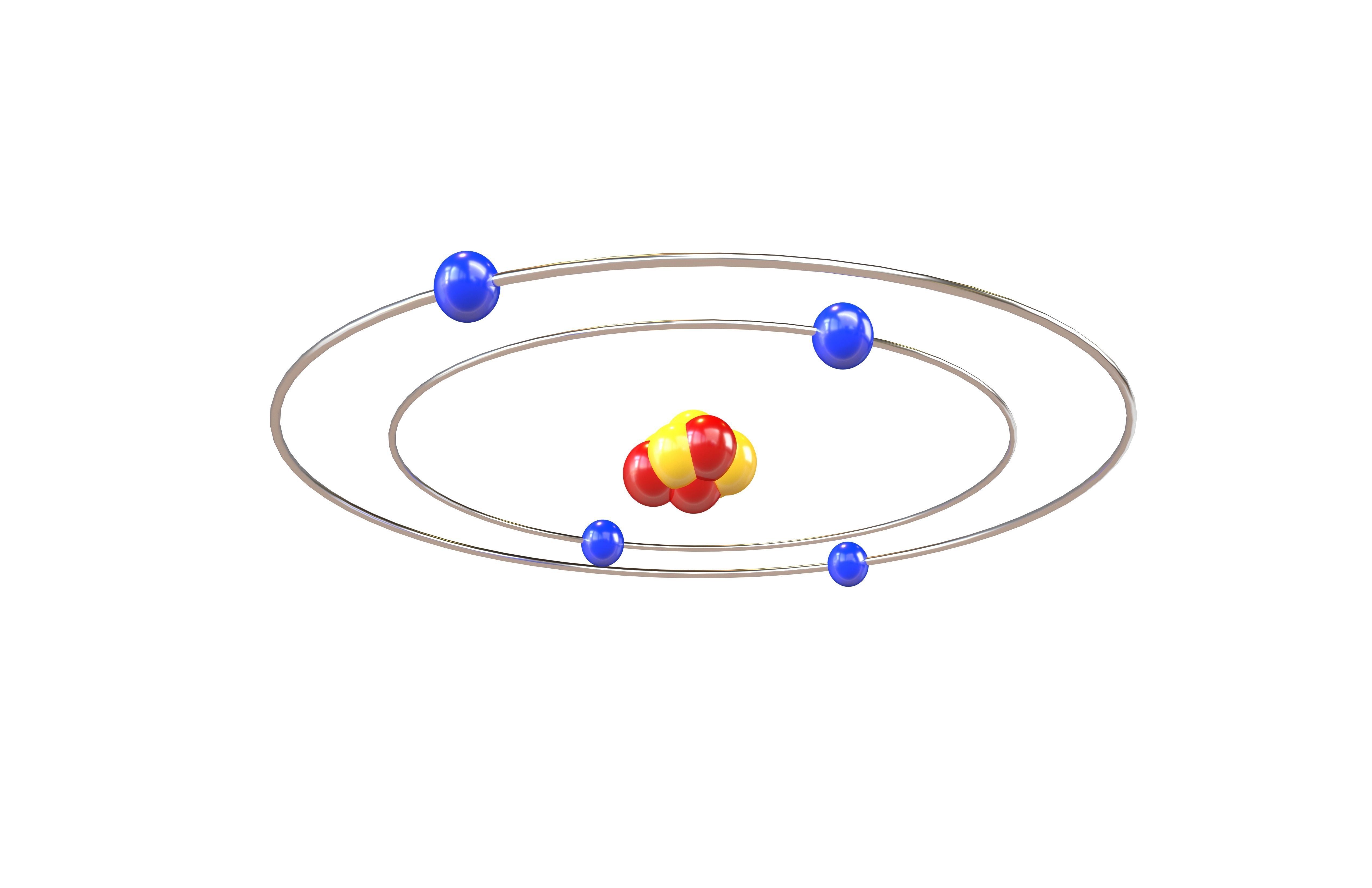 Beryllium Chemical Element v1 001 Low-poly 3D model_4