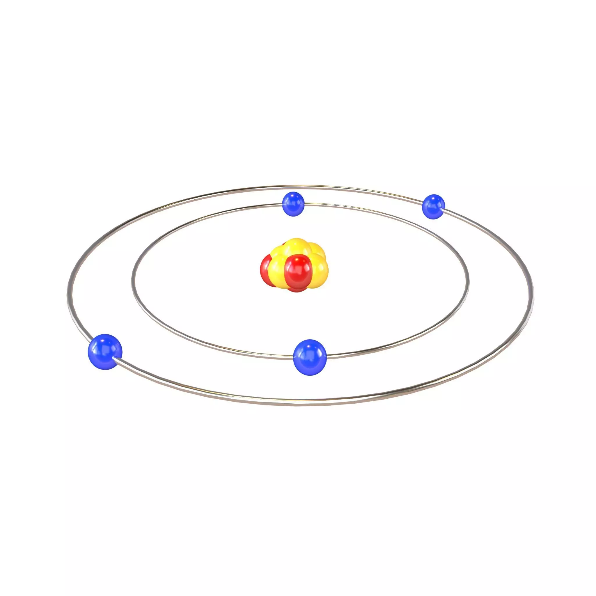 Beryllium Chemical Element v1 001 Low-poly 3D model_0