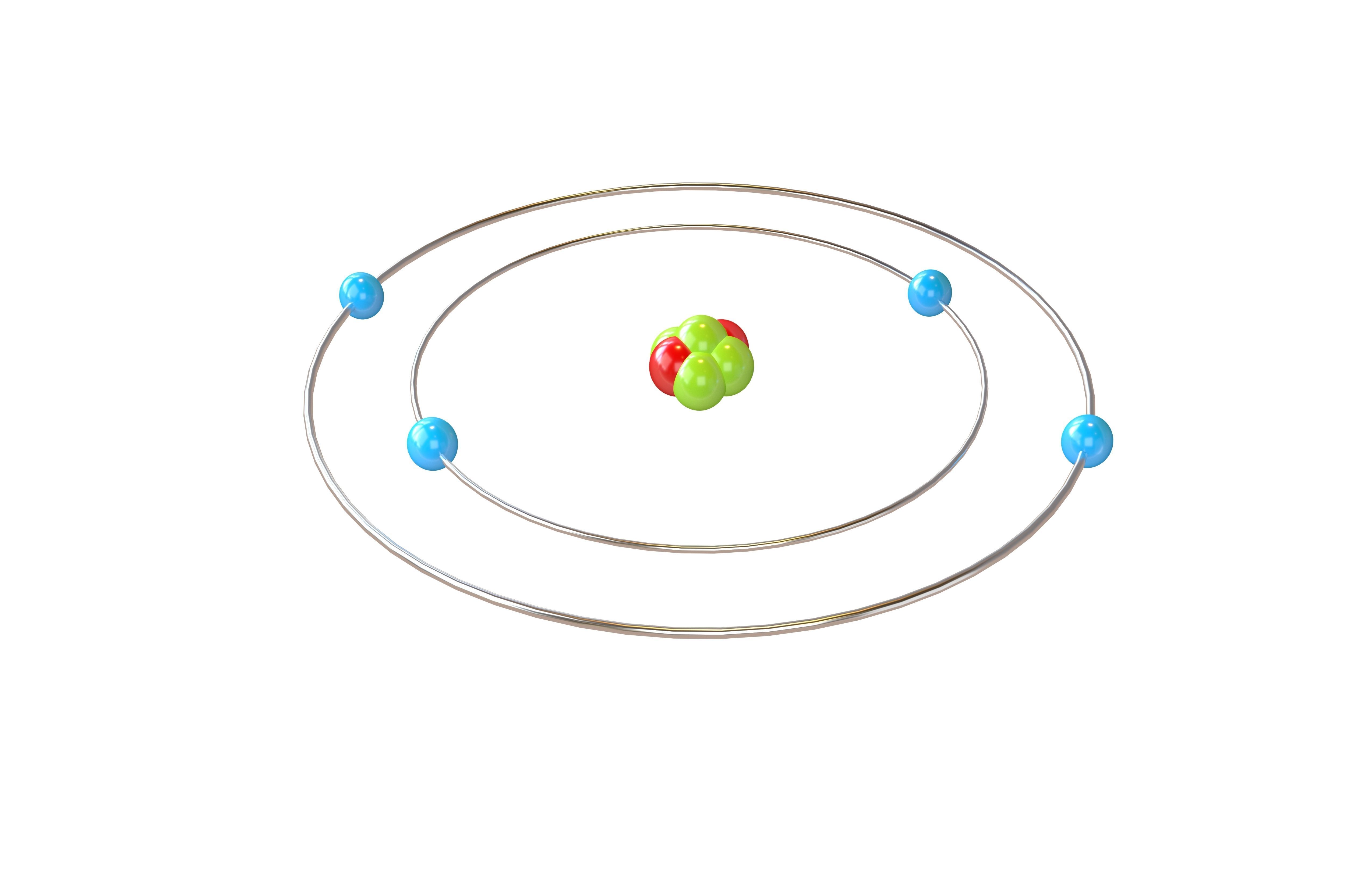 Beryllium Chemical Element v1 002 Low-poly 3D model_2