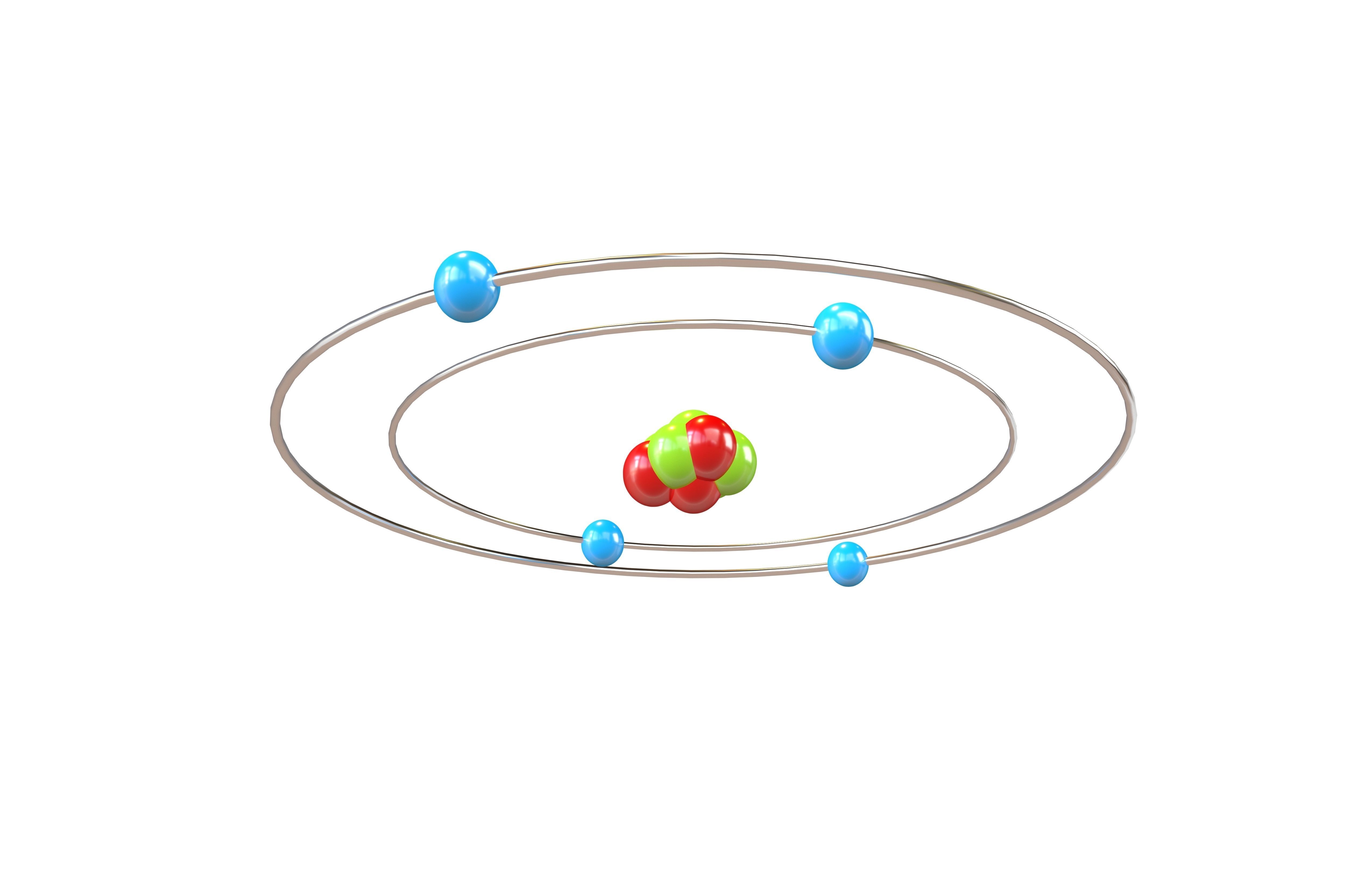 Beryllium Chemical Element v1 002 Low-poly 3D model_3