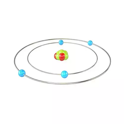 Beryllium Chemical Element v1 002 Low-poly 3D model