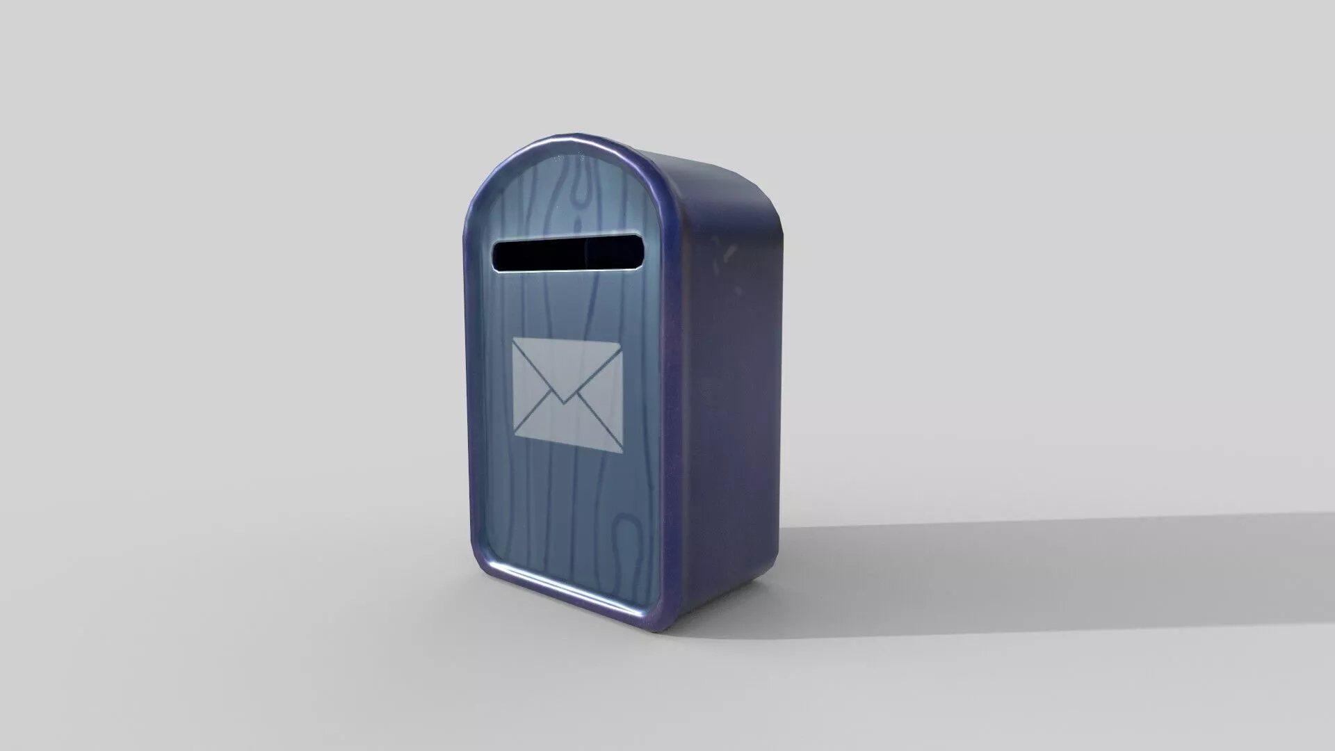 letter box Low-poly 3D model