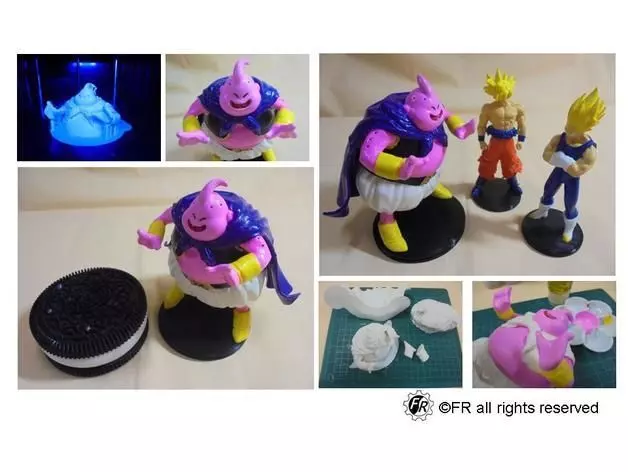 majin boo bragon ball z 3D print model_0
