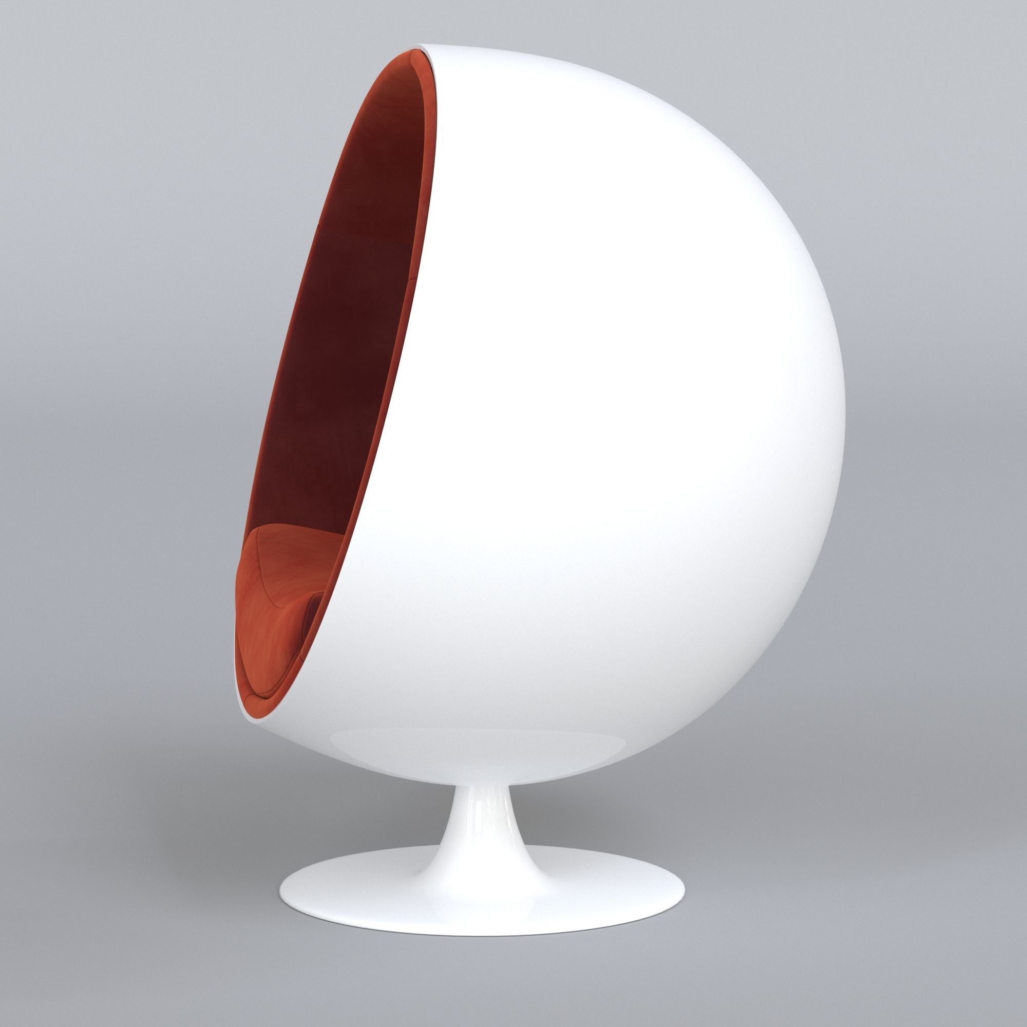 Ball Chair Premium Cashmere 3D model_2