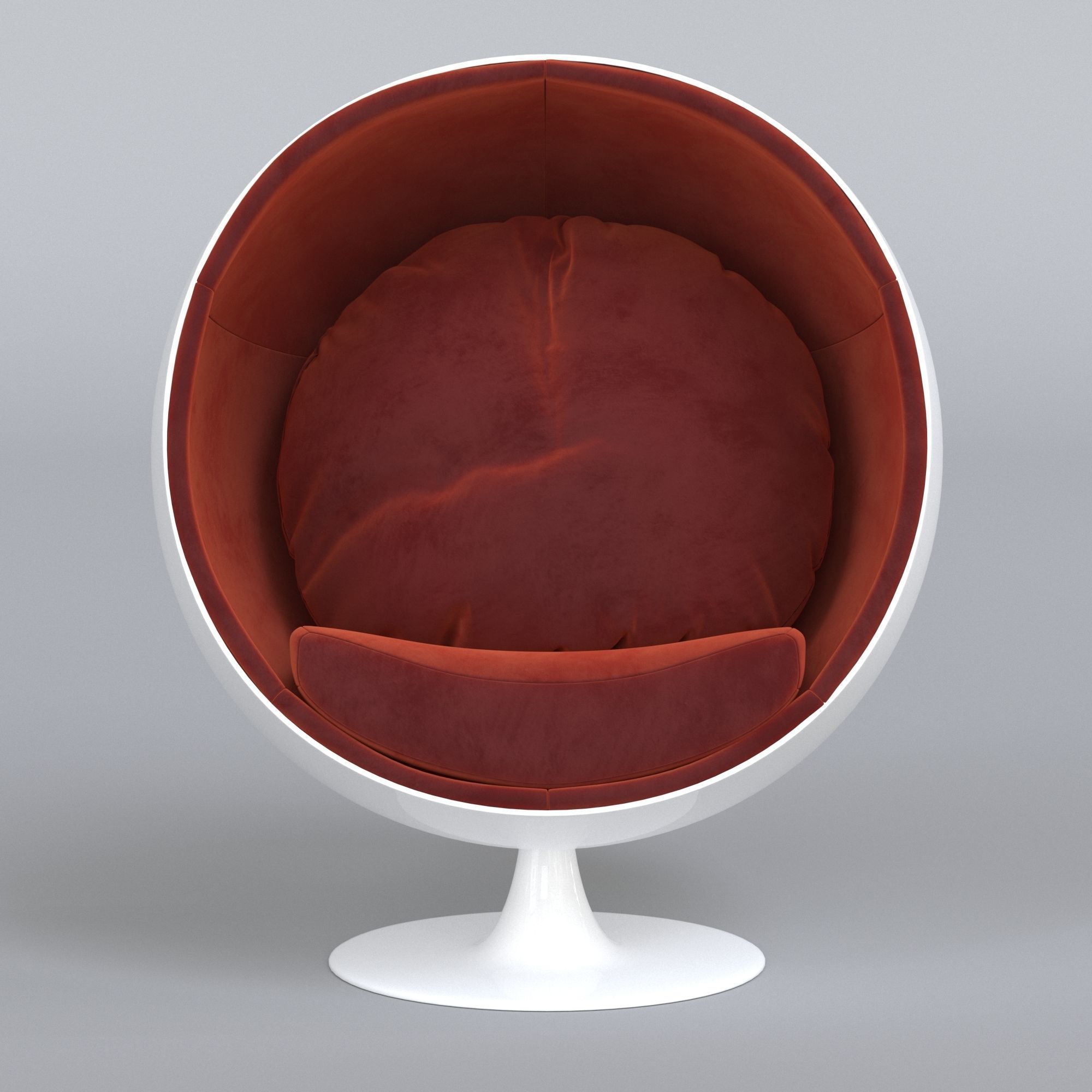 Ball Chair Premium Cashmere 3D model_1