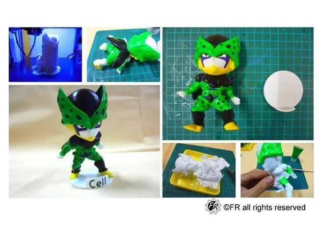 Bragonball z Cell  3D print model_0