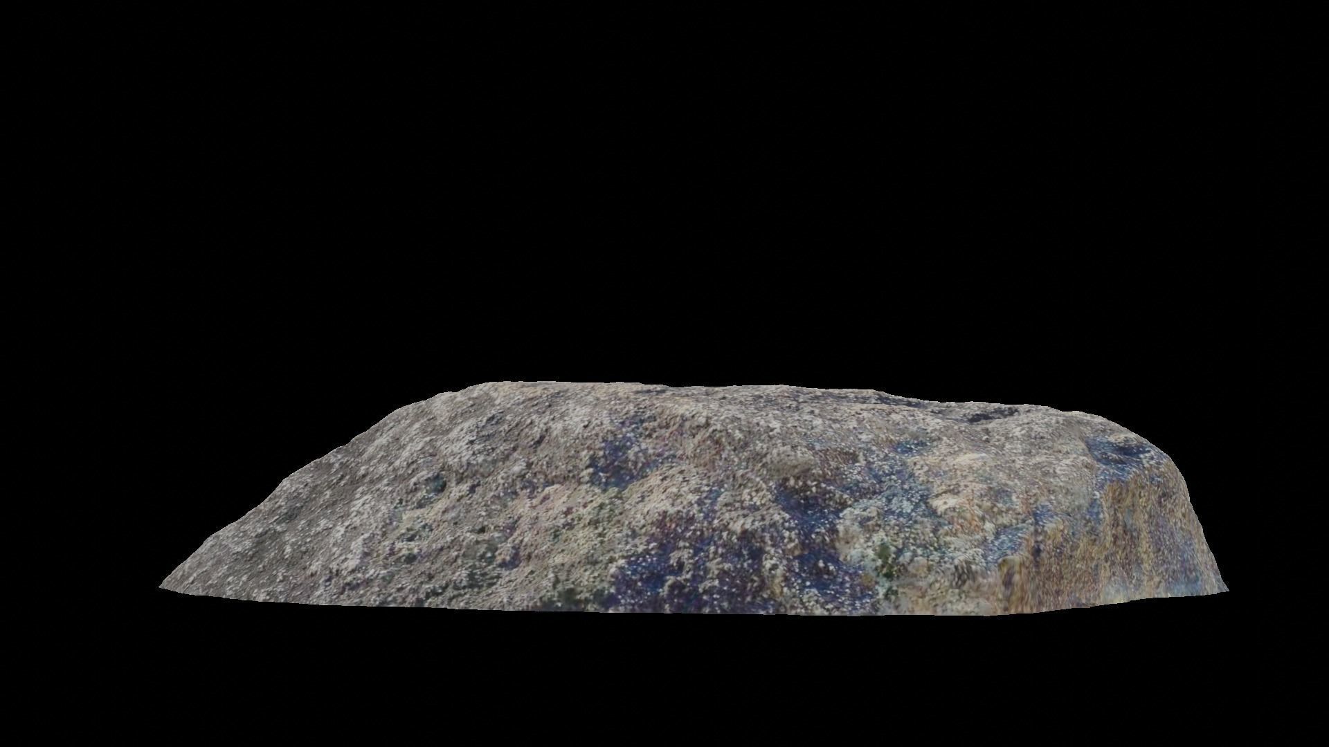 Wave Stone 3D model_3