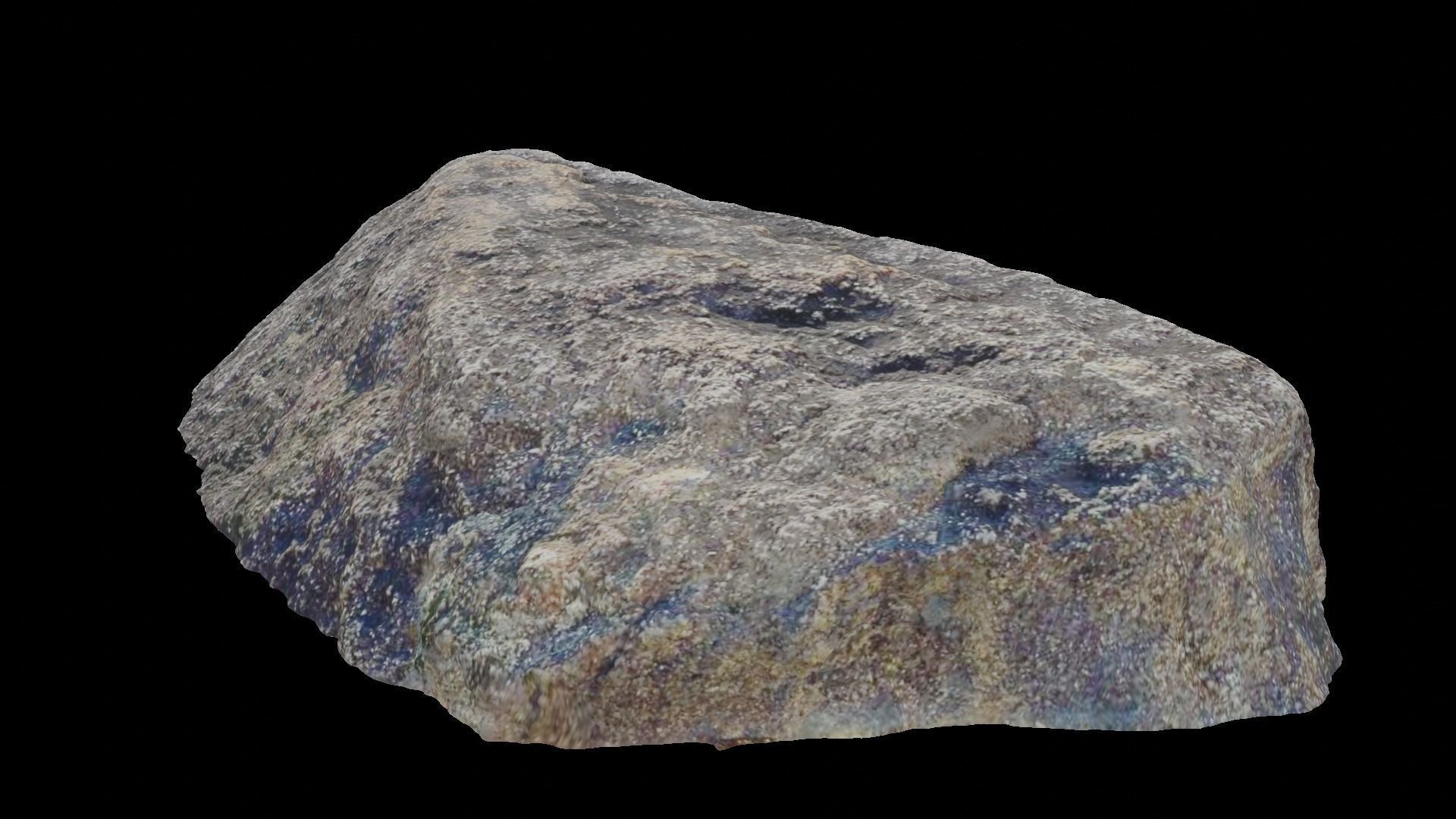 Wave Stone 3D model_4