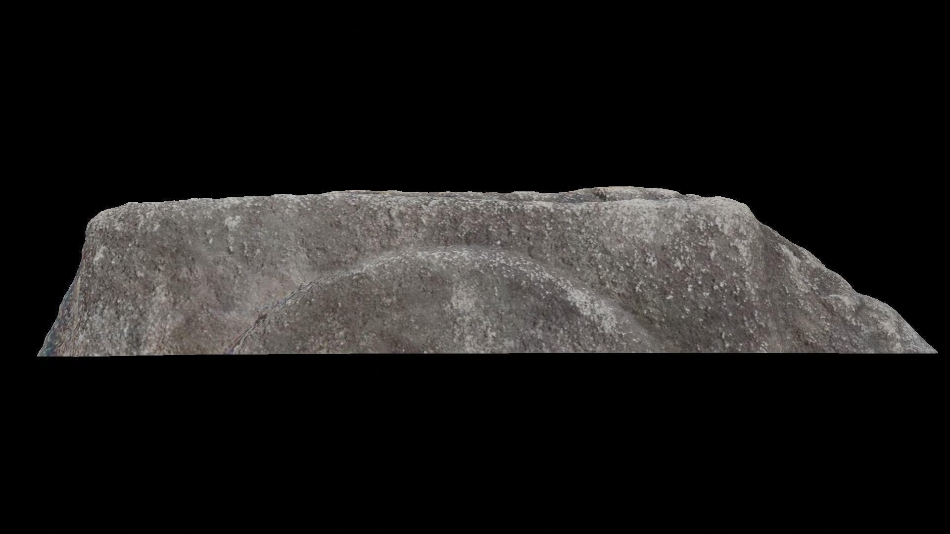 Wave Stone 3D model_1