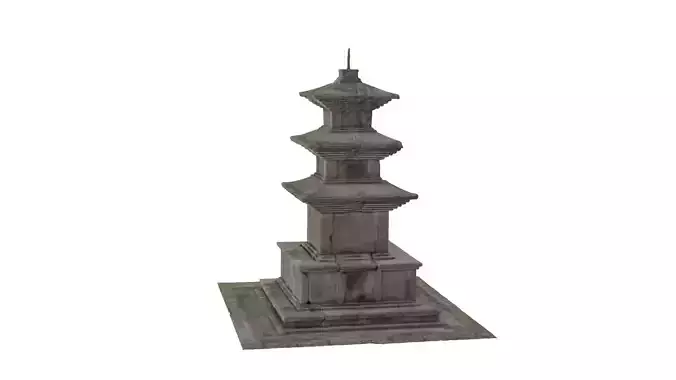 Korean Traditional Stone Pagoda
