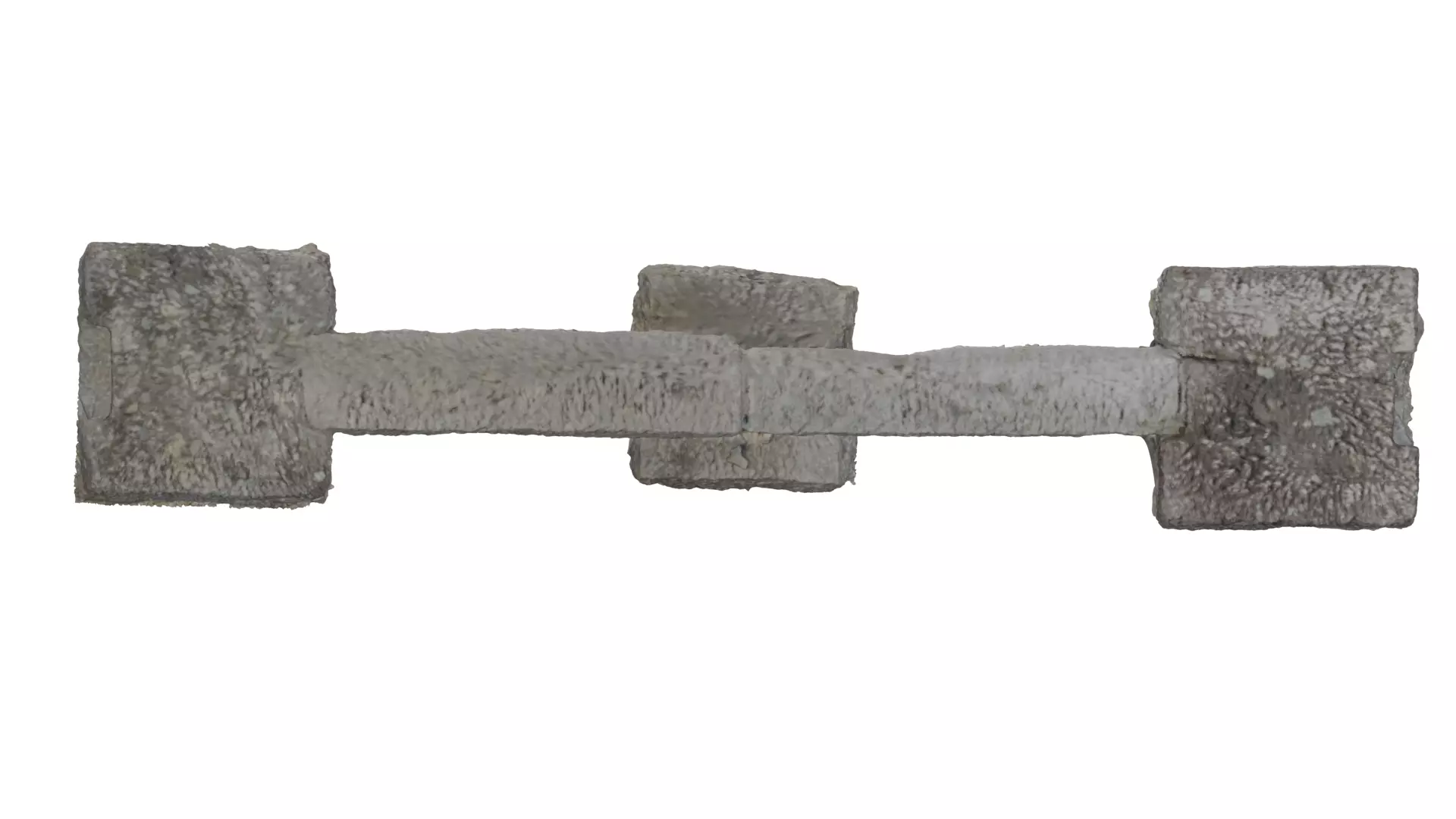 Korean Traditional Floor Stone 3D model_0