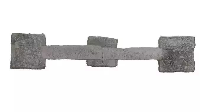 Korean Traditional Floor Stone 3D model