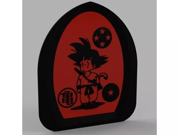 goku painting 3D print model