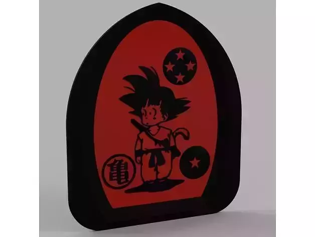 goku painting 3D print model