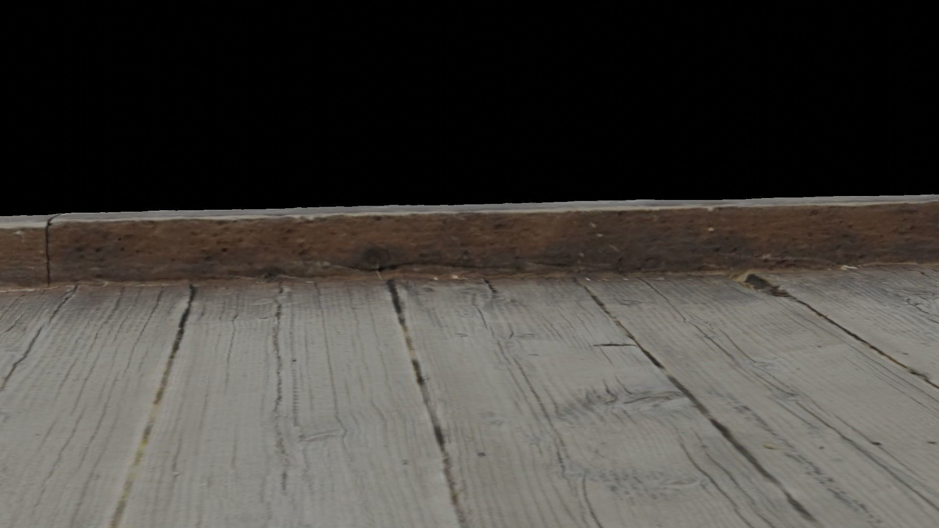 Korean Traditional Wooden Deck 3D model_4