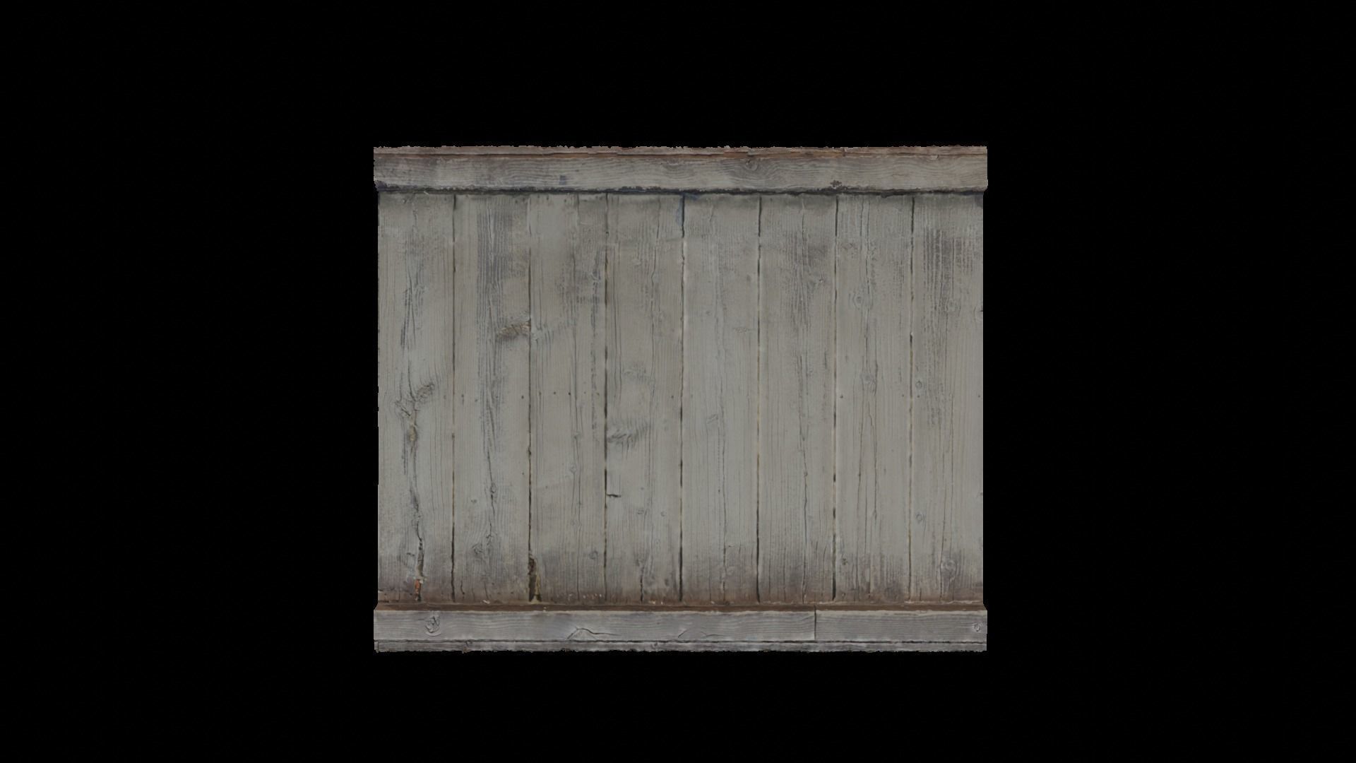 Korean Traditional Wooden Deck 3D model_3