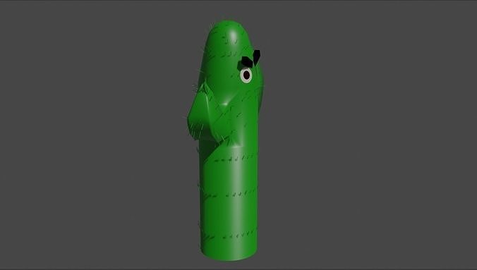 Green Cactus 3D model