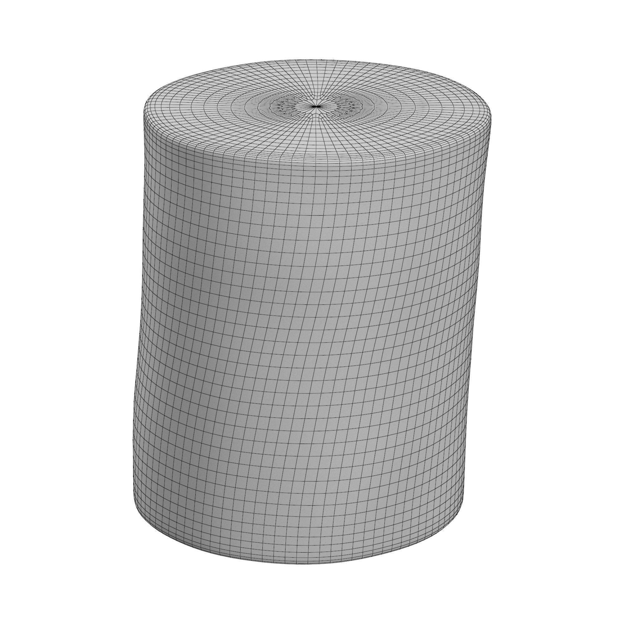 Petrified Stump Side Table 3D model_4