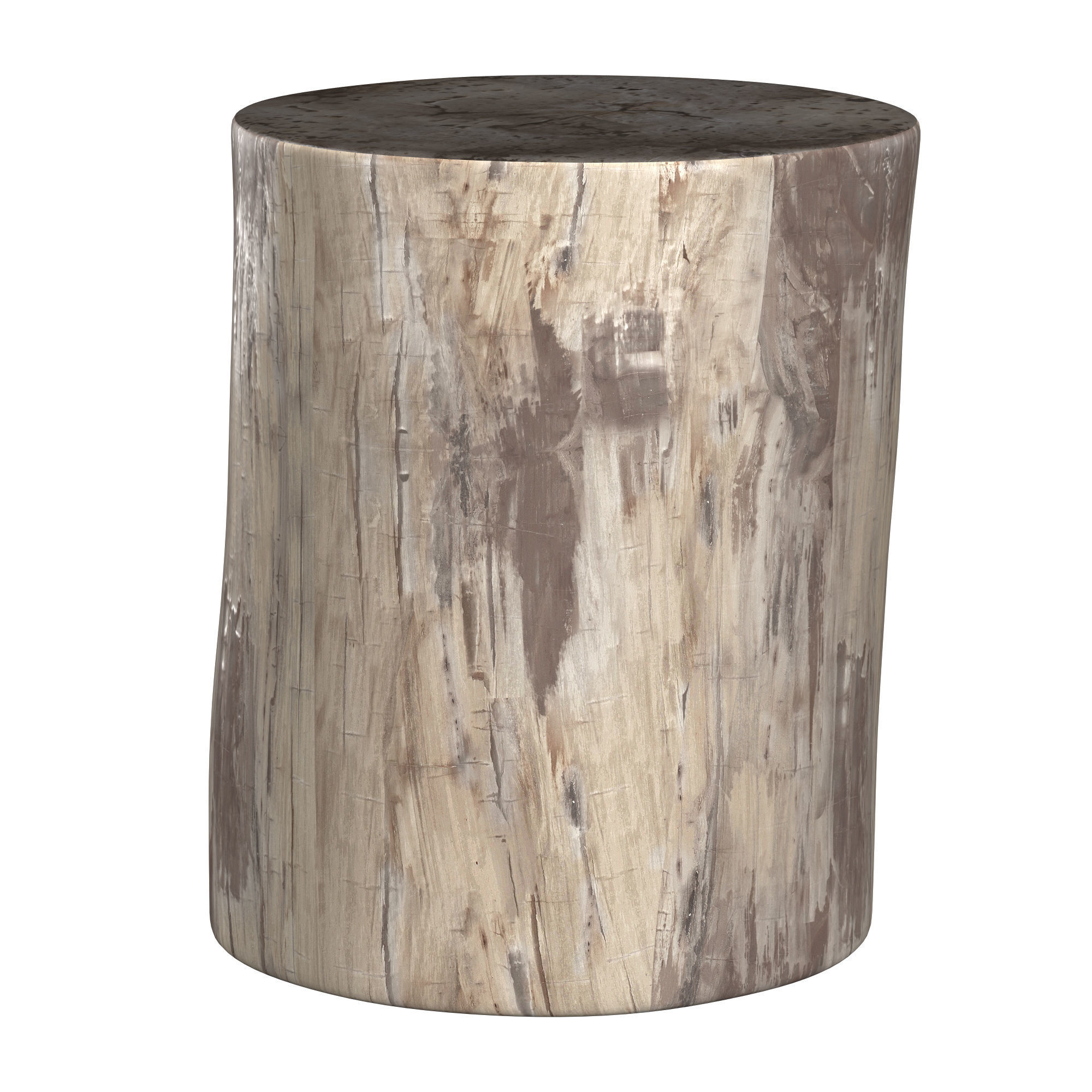 Petrified Stump Side Table 3D model_3