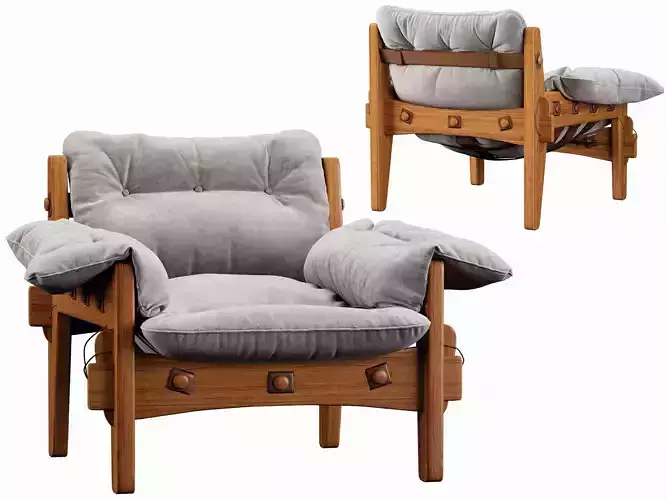 Espasso Moleca Lounge Armchair 3D model