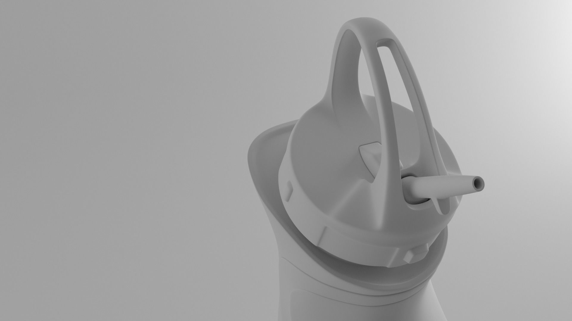 Sport Water Bottle 3D model_4