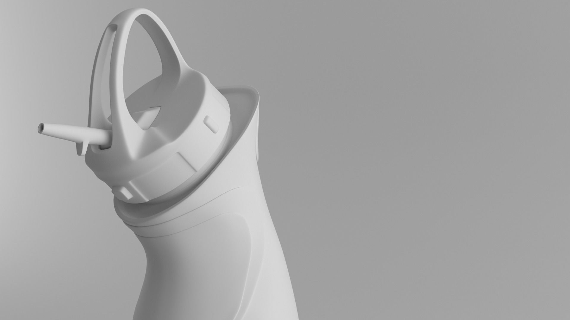 Sport Water Bottle 3D model_1