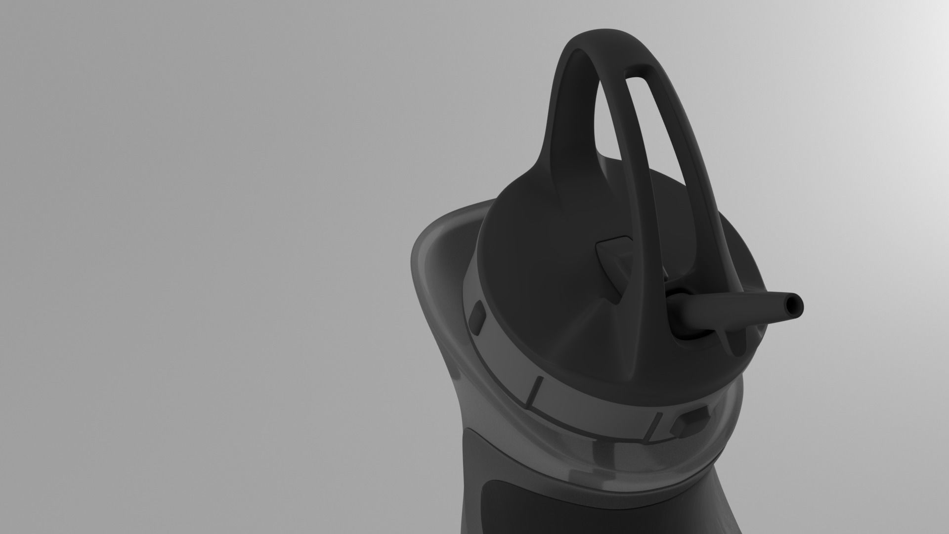 Sport Water Bottle 3D model_3